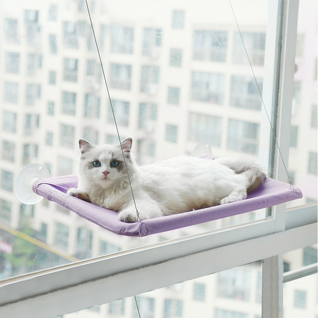 Pet Hanging Beds Bearing 20kg Cat Sunny Window Seat Mount Pet Cat Hammock Comfortable Cat Pet Bed Shelf Seat Beds
