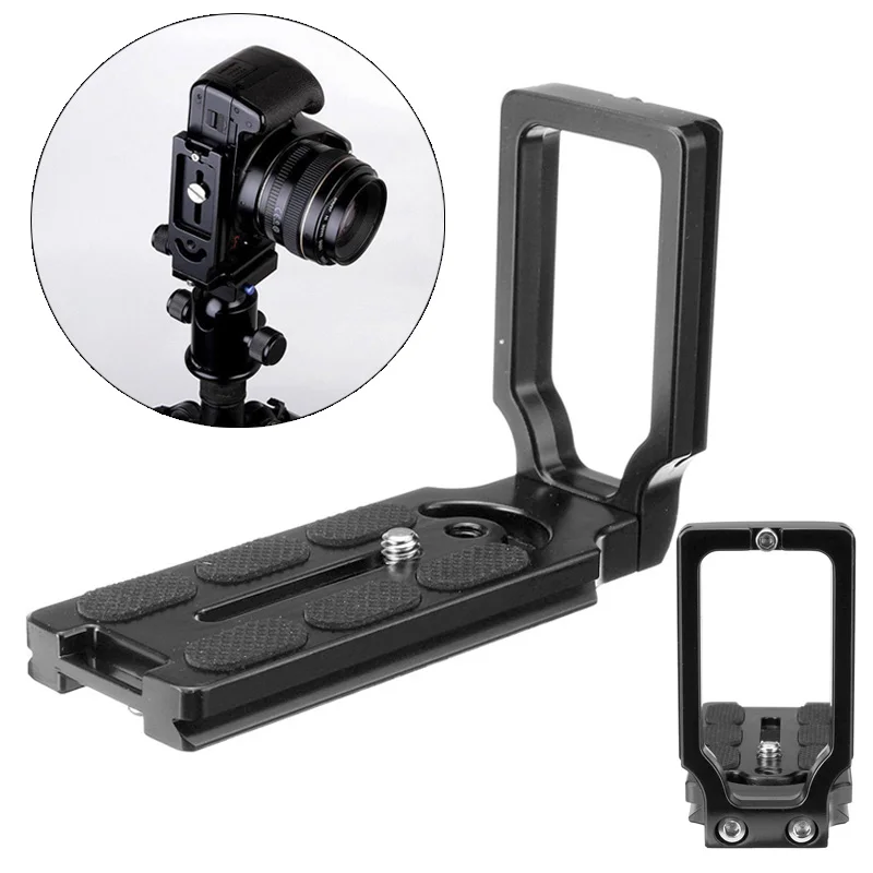 For Canon 70D 60Da 5Ds 6D 7D 5D Mark II/III MPU105 Quick Release L Plate Practical Black