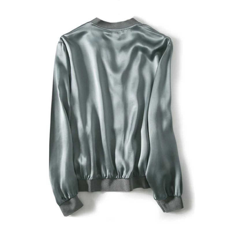 SuyaDream Women Silk Jackets 19MM 100%Silk Satin
