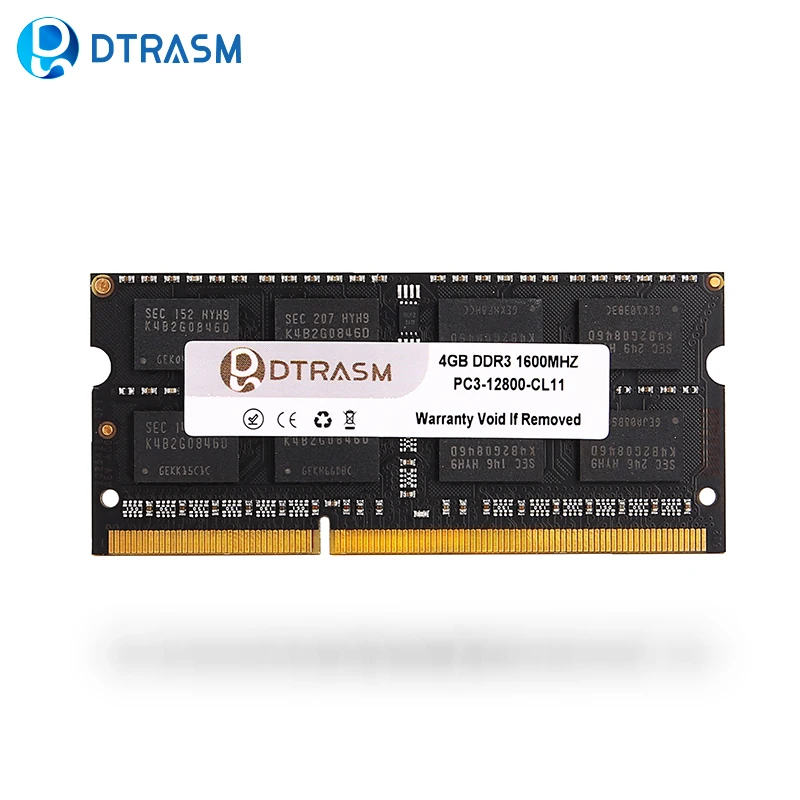 

DDR3 4GB 8GB 1333Mhz 1600Mhz SO-DIMM Notebook RAM 204Pin Laptop Memory