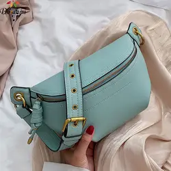 DORANMI Панк Стиль поясная сумка женская нагрудная сумка 2019 Роскошная брендовая дизайнерская поясная сумка кожаные поясные сумки Женская