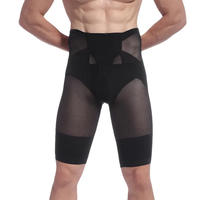 

High Quality Shaper for Gentlemen High Waist Compression Shaper Pants Slimming Quick Dry Body Shaping Pants