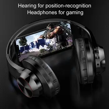 

Ottwn A11 Wireless Headphones Bluetooth Headphones 9D Stereo Noise Canceling Foldable Gaming Headset with Mic Supports TF Card