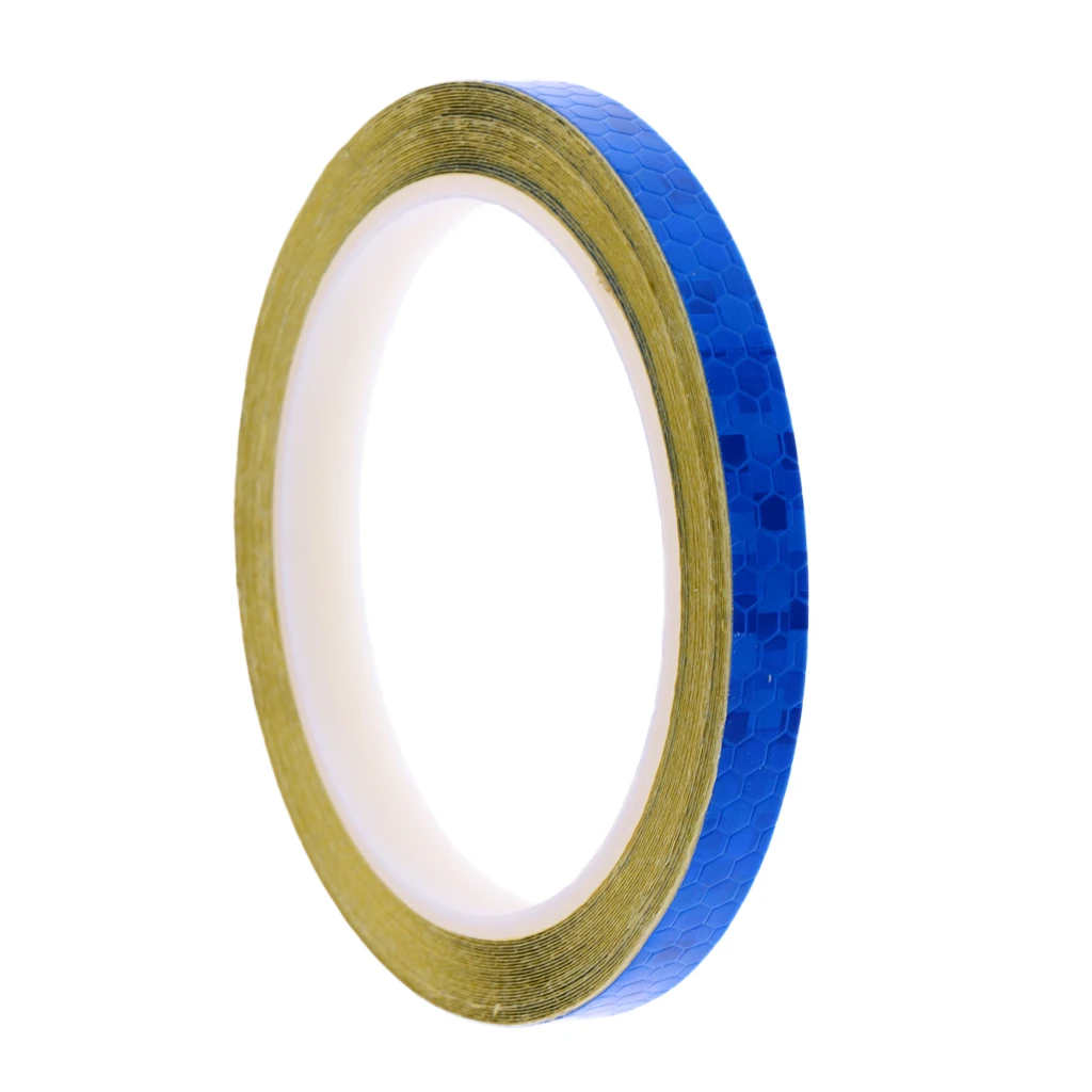 8m Reflective Bike Wheel Rim Stickers Bicycle Cycling MTB Motorcycle Reflector Tape DIY Decals Cycle Bike Bicycle Accessories