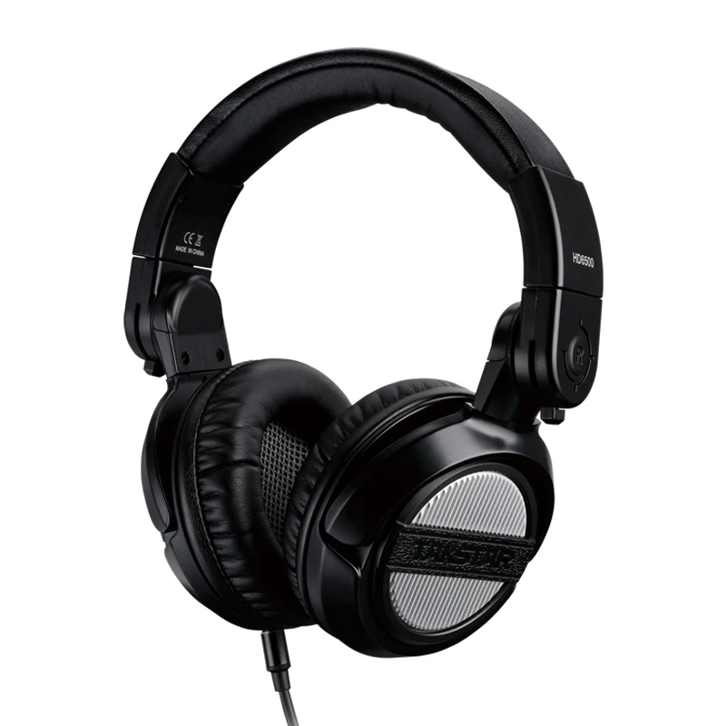 Черный TAKSTAR HD 6500 динамические стереонаушники совместимы с iPhone, iPad и iPod для прослушивания музыки, мониторинга записи - Цвет: Черный