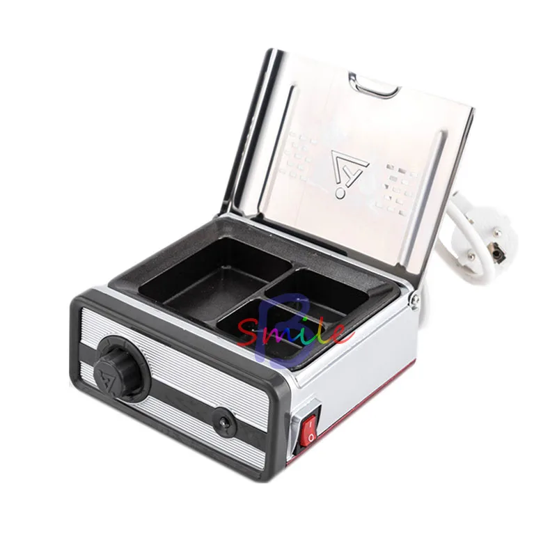 1pcs Dental Lab Equipment Wax Heater 3 well Wax Heating Analog Dipping Pot New three slot wax