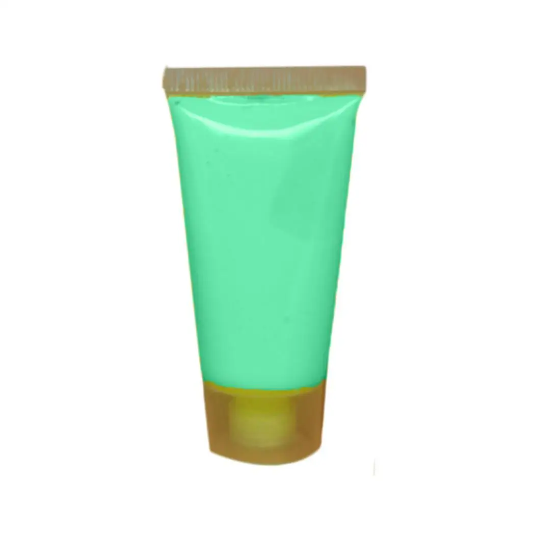 yellow green Модные вечерние неоновые краски для лица черного света 25 г - Цвет: yellow green