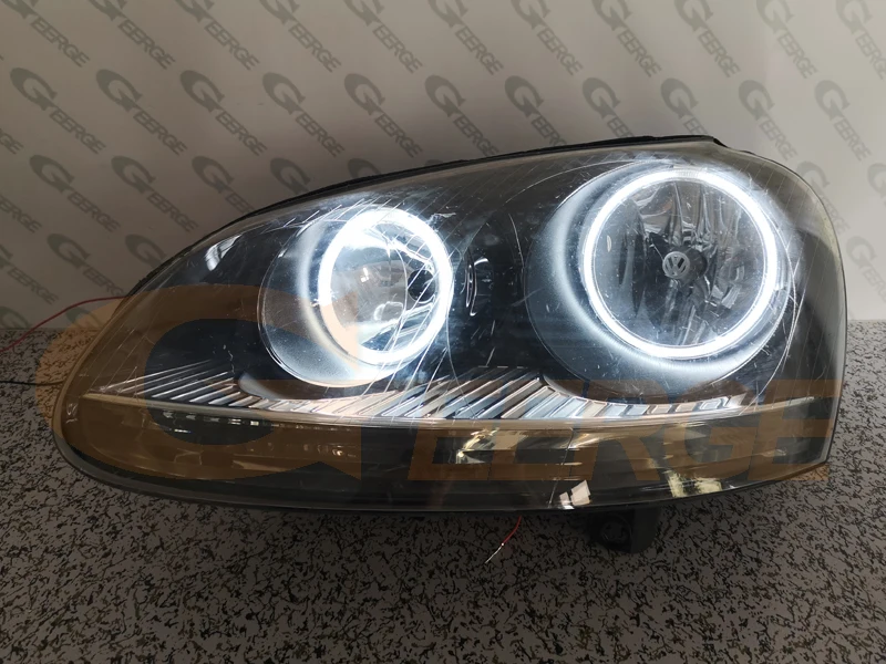 Для Volkswagen VW Golf Rabbit Jetta GTI R32 MKV MK5 2005 2010 отличный ультра яркий комплект колец