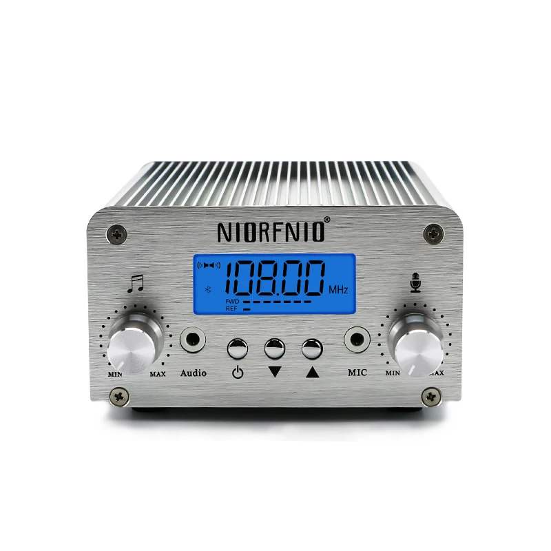

FM Transmitter 15W FM Transmitter High Fidelity Stereo Sound Effect Bluetooth-compatible U Disk Play Smart Car