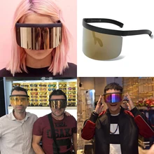 Солнцезащитные очки с козырьком, защита от солнца, защита от солнца, UV400, для женщин, плоский верх, маска, зеркальные оттенки, ветрозащитные очки