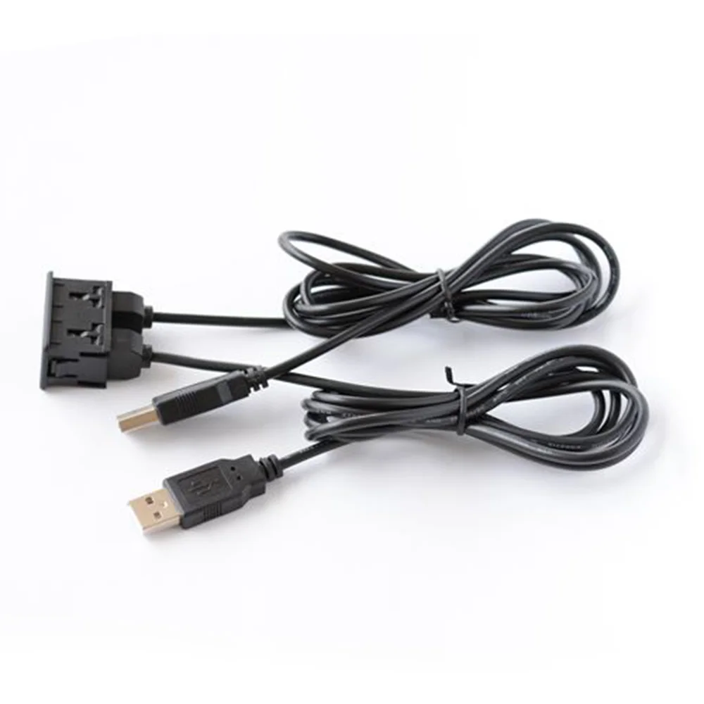 1 шт. автомобильная универсальная модификация двойной USB интерфейс зарядка U диск удлинитель