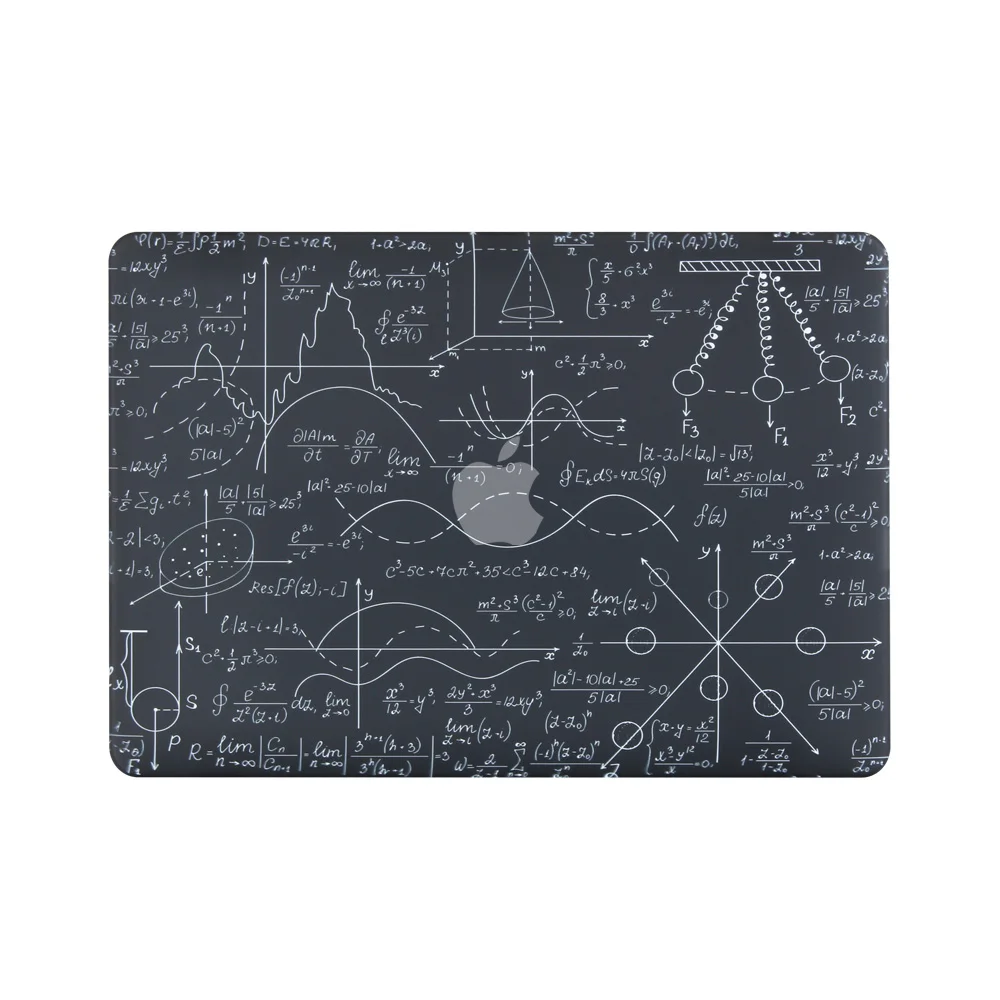 

New 3D printing Formula Case For MacBook Air Pro Retina 11 12 13 15 for mac book 13.3 15.4 inch with Touch Bar+ Keyboard Cover