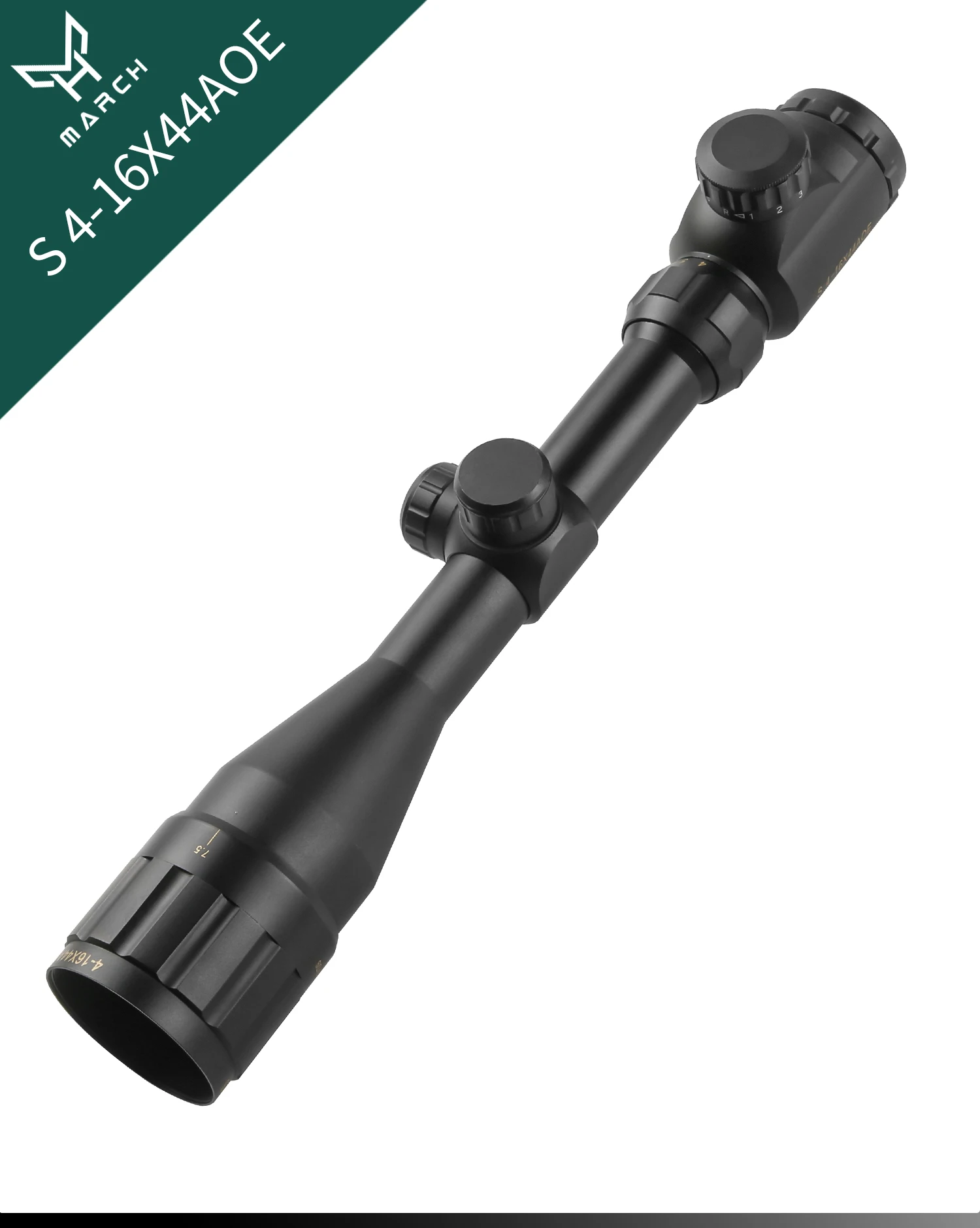 Description Picture 2 of itemMARCH S4-16X44AOE Tactical Riflescopes Spotting Rifle Scope for Hunting Optical Collimator Air Gun Sight Red Green Illumination