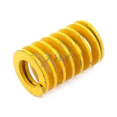 

Yellow Light Load Press Flat Coil Compression Die Spring 35mm x 17.5mm x 55mm