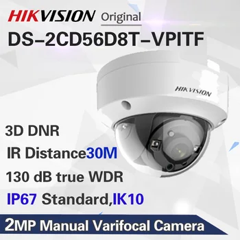 

DS-2CE56D8T-VPITF 2MP Ultra Low Light Manual Varifocal Dome Camera turbo HD TVI camera