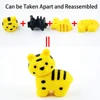 60/Pcs Creative Cute Animal Eraser Individual Package Detachable Eraser Student Prize Stationery Wholesale 5