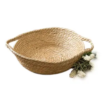 

New Cute Newborn Baskets Photography Props Baby Boys Girls Woven Basket