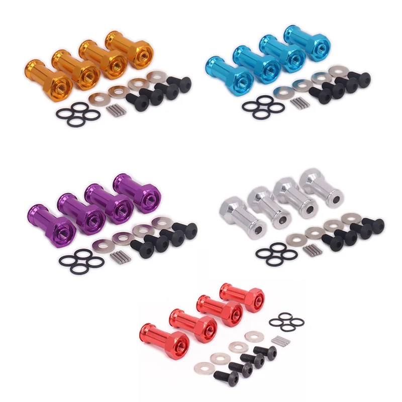 Aluminum 12Mm Hex Hub 24Mm Extension Adapter Wheel Spacer Widener for 1/18 WLtoys A959 Upgrade Parts Fit A949 A969 A979 RC Car | Игрушки и