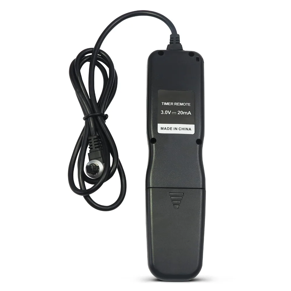 Снимайте TC RS-80N3 DMW-RS1 ЖК-таймер дистанционный таймер спуска затвора для камеры Canon 70D 5D3 5D4 7D2 7D 1DS 6D2 60D