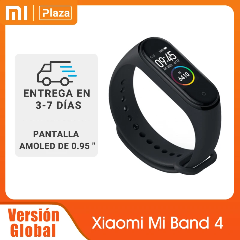 Глобальная версия Xiaomi Mi Band 4 умные Miband водонепроницаемый сердечного ритма фитнес