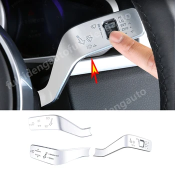 

For Porsche Cayenne 2018 2019 Matte ABS Cruise rod Wiper Turn signal decoration protection shell cover trim Car Accessories
