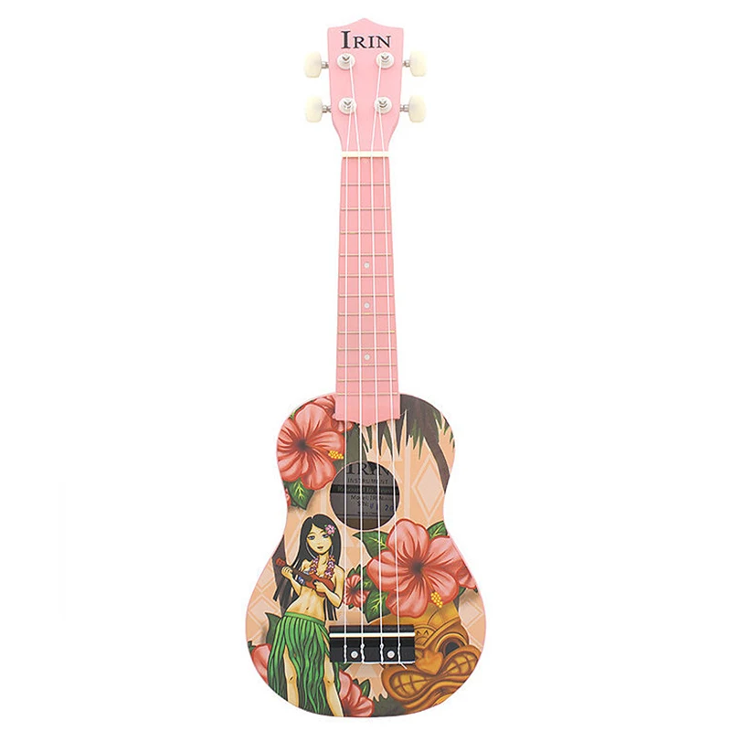 Irin 21 дюймов розовый сопрано укулеле Ukelele гитара 4 струны акустическая Гавайская гитара Музыкальные инструменты для девочек начинающих