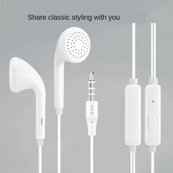 

Flat Head In-ear Earbuds Heavy Bass Classic Universal Mobile Phone Computer Headset Earphone for Iphone 6 6S Samsung Vivo HUAWEI
