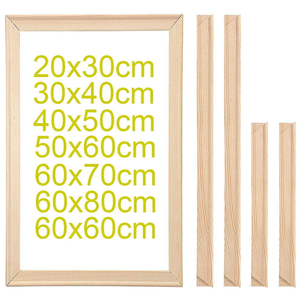 Marcos de madera Diy para pintura de diamantes/pintura al óleo, cuadro de pared, lienzo de madera natural, precio fábrica, decoración artística, Mural, del hogar|Marco| - AliExpress