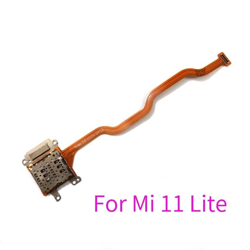 For Xiaomi Mi 11 Lite Sim Card Reader Holder Connector Board Flex