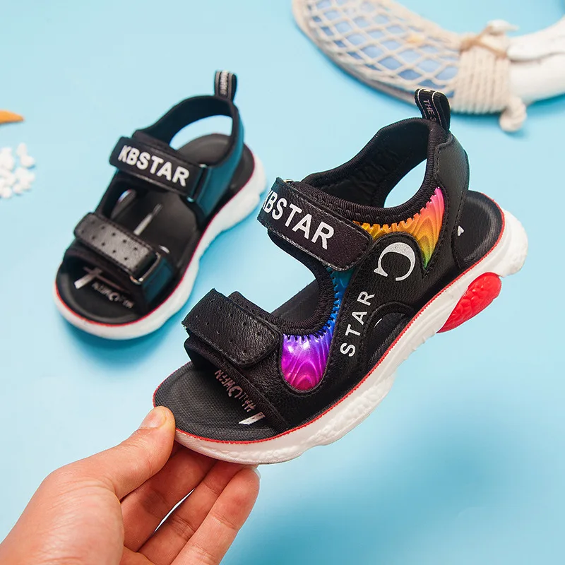 

Girls Shoe Women's BOY Kids Children Sandals Version Princess Shoes Summer Open Toe Sandals Beach