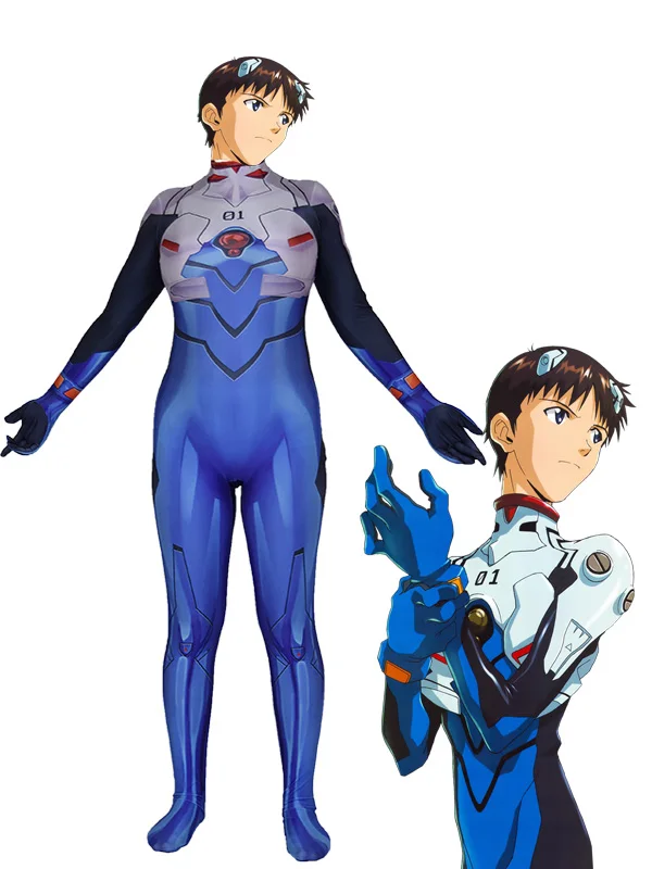 Костюм для косплея Аниме EVA Ikari Shinji АСУКА Лэнгли Сорю Аянами Рей костюм кошки на