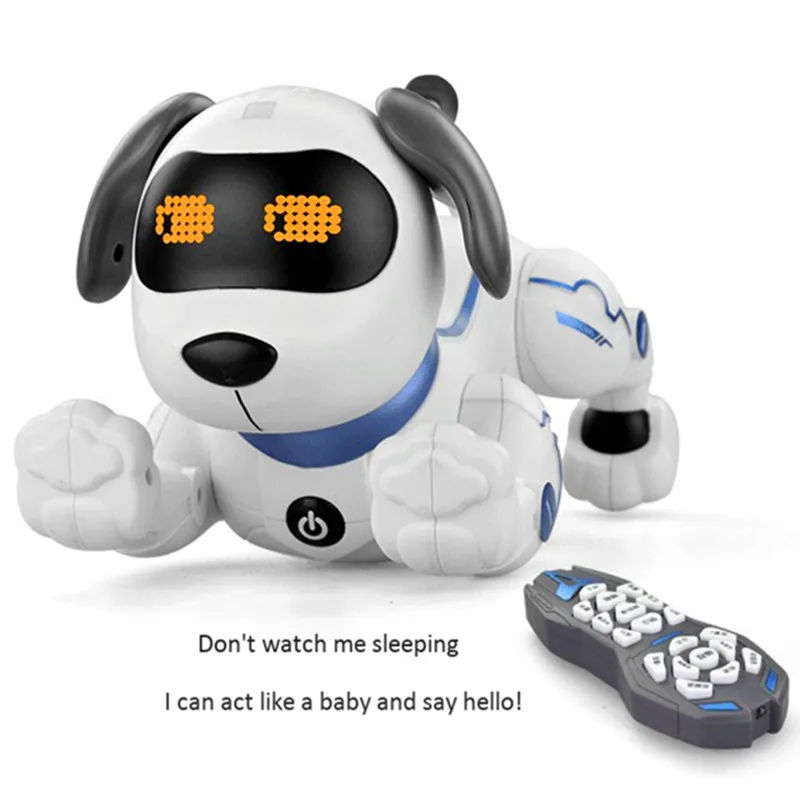 Intelligent robot pet cat dog electric sound control toy voice dancing companion smart child cartoon induction interactive toys