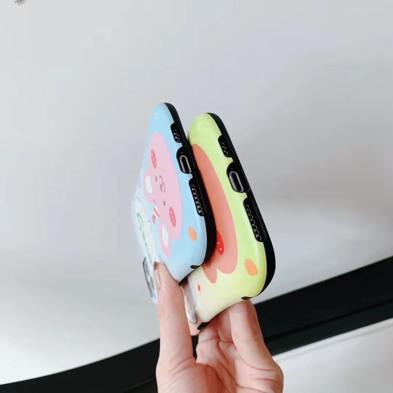 Миниатюрный чехол с мультяшным медведем на талии для iPhone 11 Pro XS Max, милый силиконовый чехол для iPhone 7, 8, 6, 6S Plus, милый противоударный чехол