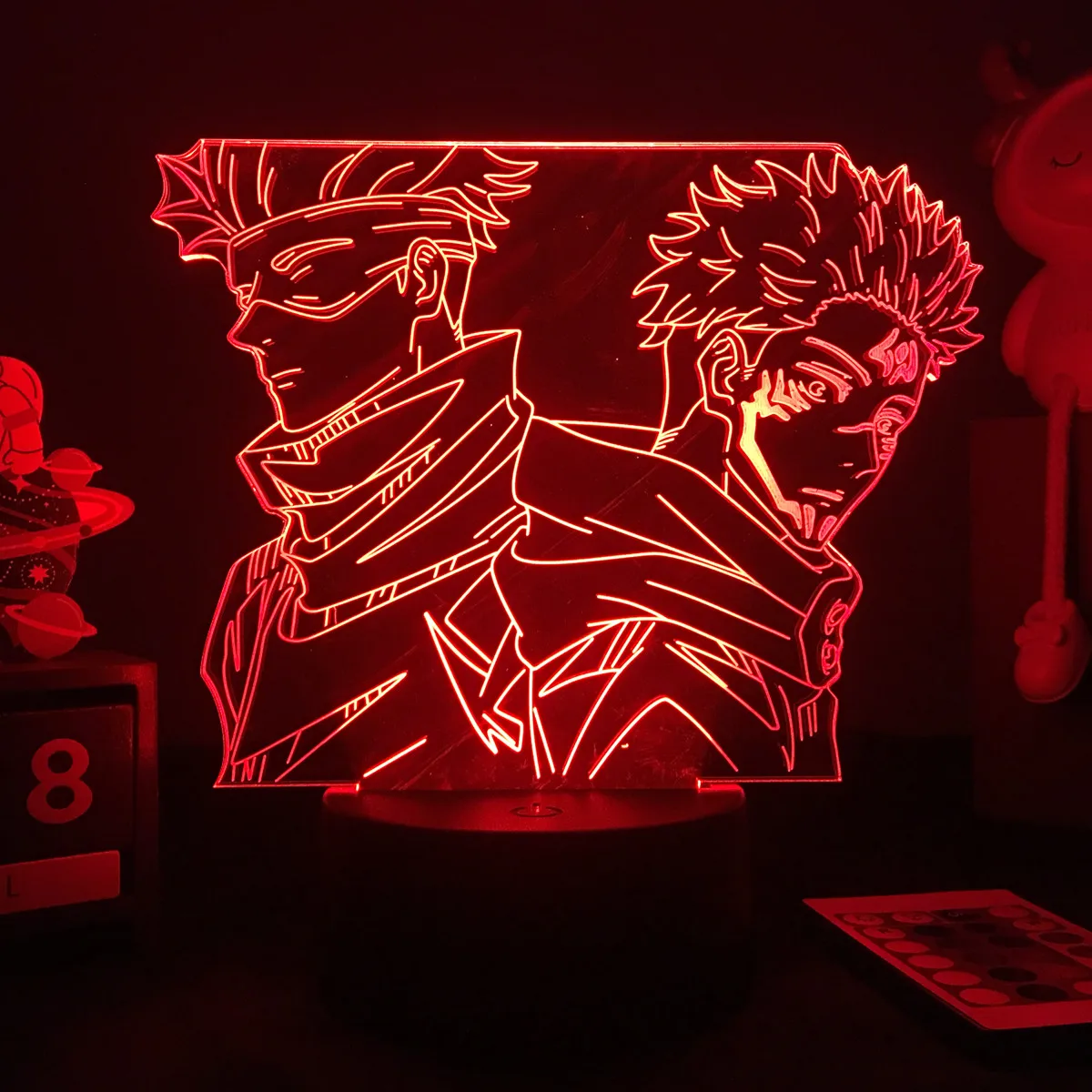 potato night light Japanese Anime Jujutsu Kaisen 3D LED Lamp Satoru Gojo Figure Led Night Light for Bedroom Decor Birthday Gift Dropshippng motion sensor night light