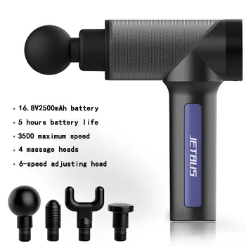 

Massage Gun Deep Tissue Percussion Muscle Massager for Pain Relief Handheld Electric Body Massager Sports Drill Super Quiet