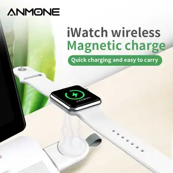 

ANMONE Wireless Charging Magnetic Charger For iWatch 4 3 2 1 Dock Adapter Fast Charging With USB Portable Mini Magnet Charge