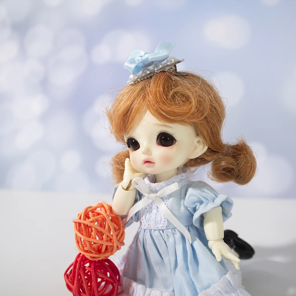 Новое поступление кукольный парик для 1/8 5-6 дюймов Bjd SD ob11 маленькие куклы модный стиль высокотемпературные волокна волосы куклы аксессуары