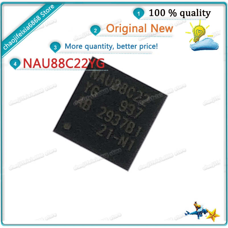 1pcs/lot!NAU88C22YG NAU88C22 QFN32 Stereo audio codec chip NEW ORIGINAL | Электронные компоненты и принадлежности