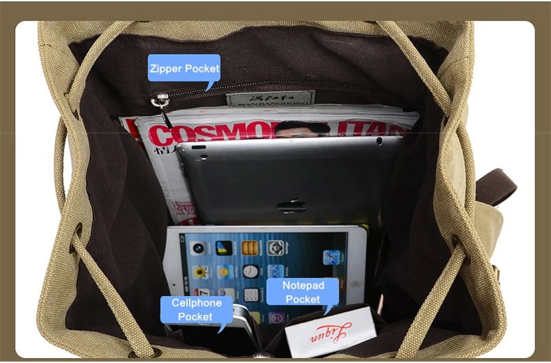 New Casual Men Backpack England Style Vintage Men's School Bags Travel Sport Camping Hiking Quality Washed Canvas Backpack Women