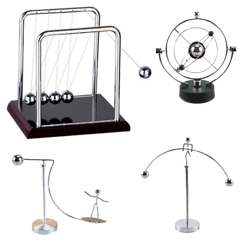 Hot deal   1Pc Newtons Cradle Table Decor Balance Ball Pendulum Ball Physics Tumbler Craft Home Decorations De 