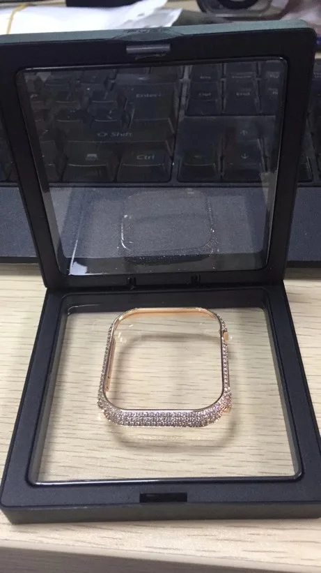 Новый роскошный чехол для часов с кристаллами apple watch 4 44 мм 40 защита 2 38 iwatch серии 3