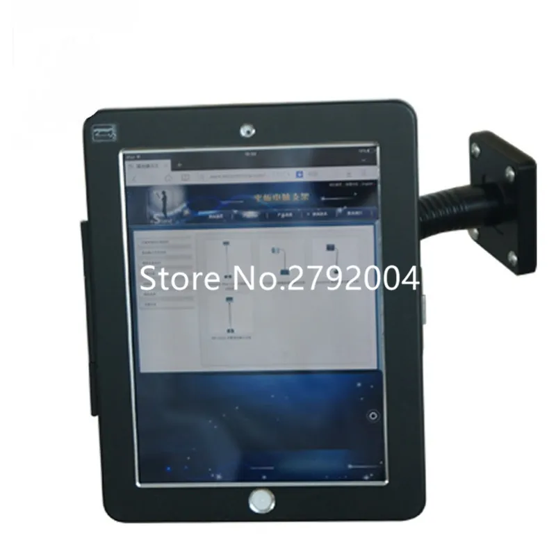 Ganso para Suporte de Metal para Tablet Ipad Fixação com Parafuso na Mesa ou na Parede Suporte para Montagem em Tablets 9.7 para Mesa Display Comercial Pescoço de - Imagem 5