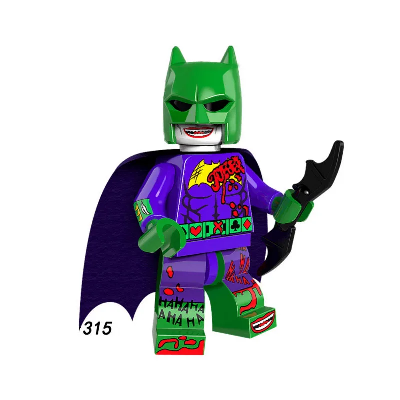 

Single Sale Super Heroes Star Wars 315 clown Batman Mini Building Blocks Figure Bricks Toys kids gifts Compatible Legoed Ninjaed