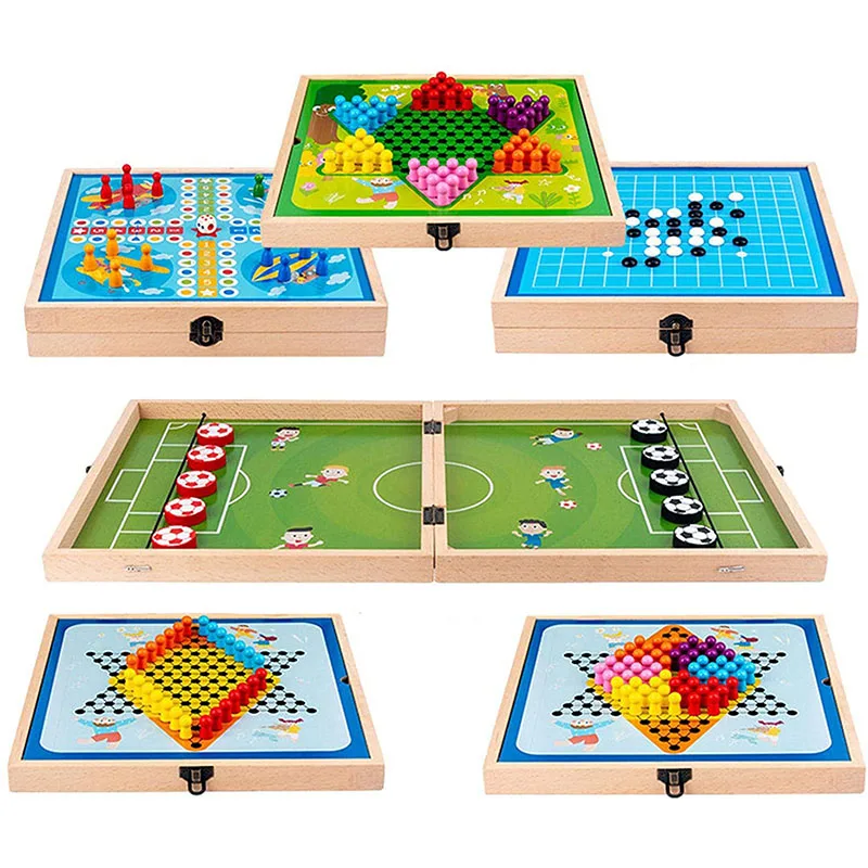 Foosball Winner Games Hockey Game Parent-Child Interactive Game Board Toys Q8O1 