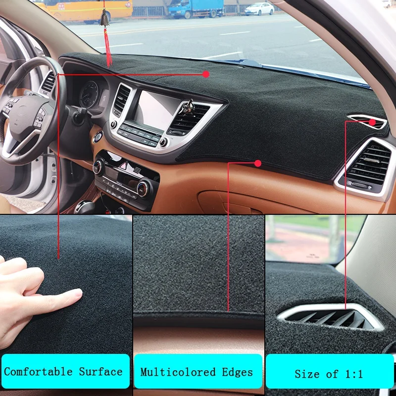 Приборная панель автомобиля коврик Инструмент платформа Накладка для Toyota Corolla 14-18 автомобиль с противоскользящим дном специальный коврик от солнца коврик