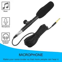Professional Vioce Recording Broadcast Stereo Condenser Conference Interview Microphone For DSLR SLR Camera microfone boya by pm700 usb condenser microphone with flexible polar pattern for windows and mac computer recording interview conference