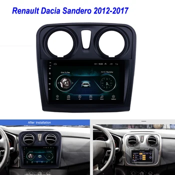 

9" Super Slim Touch Screen Android 10.0 Car radio GPS Navigation for Renault Dacia Sandero 2012-2017 Stereo Multimedia Bluetooth