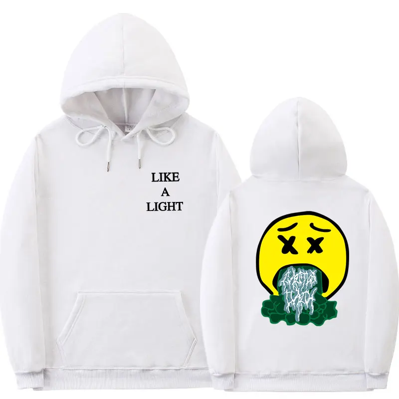 

Streetwear TRAVIS SCOTT ASTROWORLD LIKE A LIGHT Hoodie Men Women Justin Bieber Drew House Smile Face Hoodies Sweatshirts Hip Hop