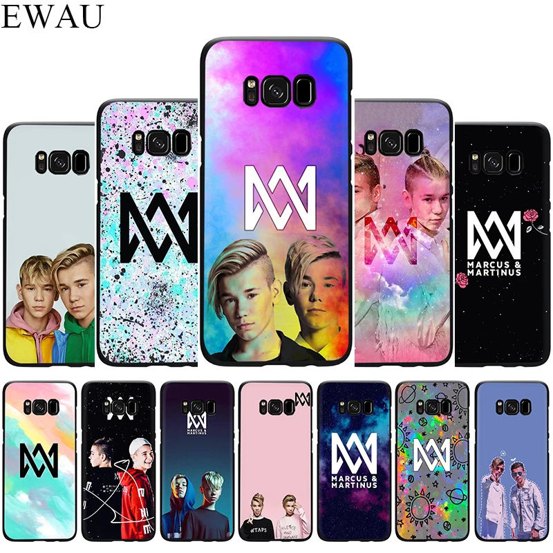 

EWAU Marcus Martinus Silicone phone case for Samsung Galaxy S6 S7 Edge S8 S9 S10 Plus S10e Note 8 9 10 M10 20 30 40