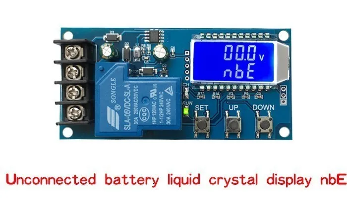 GREATZT DC 6-60 в 30A контроль зарядки аккумулятора модуль защиты платы зарядное устройство переключатель времени ЖК-дисплей XY-L30A